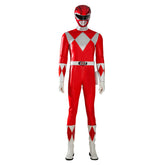 Halloweez Red Ranger Suit - Authentic Power Rangers Cosplay Jumpsuit - Halloweez