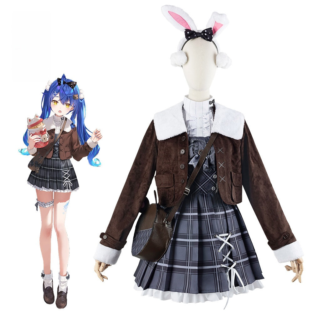 VTuber Amamiya Kokoro Cosplay Costume Anime Virtual Female Set - High Quality & Authentic - Halloweez