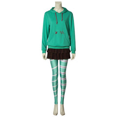 Halloweez Wreck-It Ralph Vanellope Von Schweetz Cosplay Costume for Kids and Adults - Halloweez