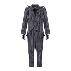 Halloweez Jack Skellington Halloween Town Cosplay Costume for Spooky Carnival - Halloweez