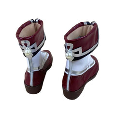 Genshin Impact Hu Tao Cosplay Shoes for Anime Expo Performance - Halloweez