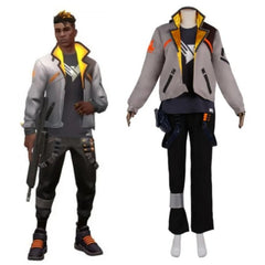 Halloweez Valorant Phoenix Cosplay Costume - Men's Coat Pants Belt Outfit for Halloween & Carnival - Halloweez