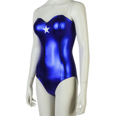 Halloweez Captain America Bare Shoulders Girls Cosplay Costume for Special Occasions - Halloweez