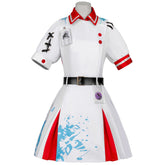 Eggy Party Cosplay Costume Nurse Hearth Anime Outfit for Women and Kids - Halloweez