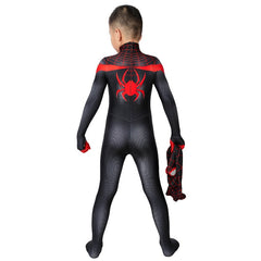 Halloweez Spider-Man Miles Morales Kids Cosplay Costume Jumpsuit - Halloweez