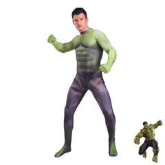 Hulk Superhero Cosplay Costume for Adults and Kids - Avengers 3D Printed Stage Performance Outfit - Halloweez