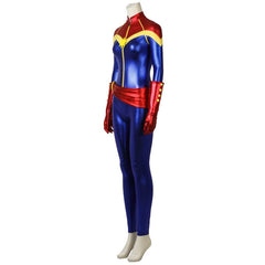 Halloweez Captain Marvel Cosplay Costume - Avengers Themed Jumpsuit for Halloween - Halloweez