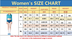 2026 New Rainbow Series Dopamine Women Swimsuit, Korean High-end Long Sleeve UV Protection Split High Waist Tankini Micro Bikini for Snorkeling Beach - Halloweez