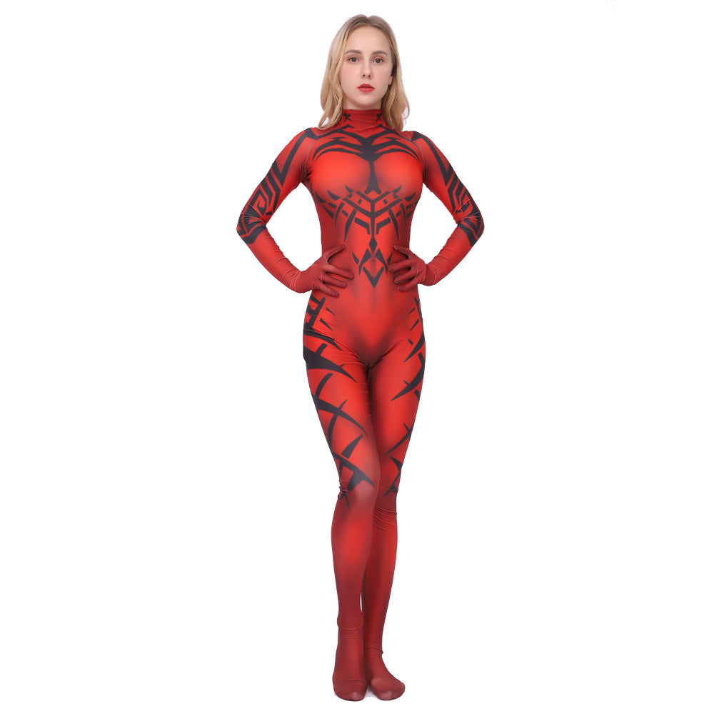 DARTH TALON Star Wars Cosplay Costume Jumpsuit for Movie Fans - Halloweez