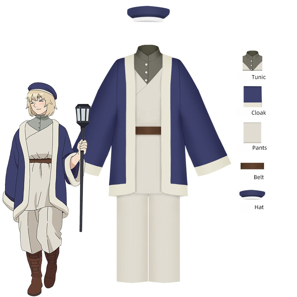 Delicious in Dungeon Cosplay Costume Falin Touden Anime Performance Outfit - Halloweez