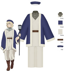 Delicious in Dungeon Cosplay Costume Falin Touden Anime Performance Outfit - Halloweez