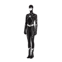 Halloweez DC The Flash Season 8 Fast Track Jumpsuit and Boots Cosplay Costume - Halloweez