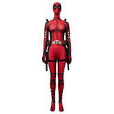 Halloweez Deadpool 3 Deadpool & Wolverine Kidpool Wade Wilson Women's Cosplay Hoodie - Halloweez