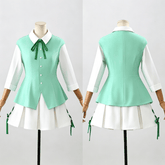 Cardcaptor Sakura Cosplay, Custom Clear Card Green Vest Dress for Comic Con Halloween