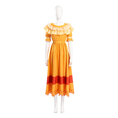 Halloweez Pepa Madrigal Encanto Princess Costume - Women's Cosplay Dress with Earrings - Halloweez