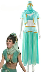 Halloweez Jennie's Sister Cosplay Costume - Green Dress for Women - Halloweez