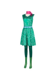 Inside Out 2 Joy and Disgust Cosplay Costume for Kids - LYXZY0705245 - Halloweez