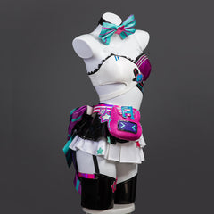 Halloweez Miku Rin Len Uniform Cosplay Costume | Plus Size Anime Halloween Outfit - Halloweez