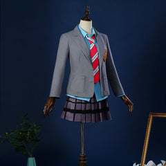 Halloweez Kaori Miyazono Cosplay Costume - Captivating Ensemble from 'Your Lie in April' - Halloweez