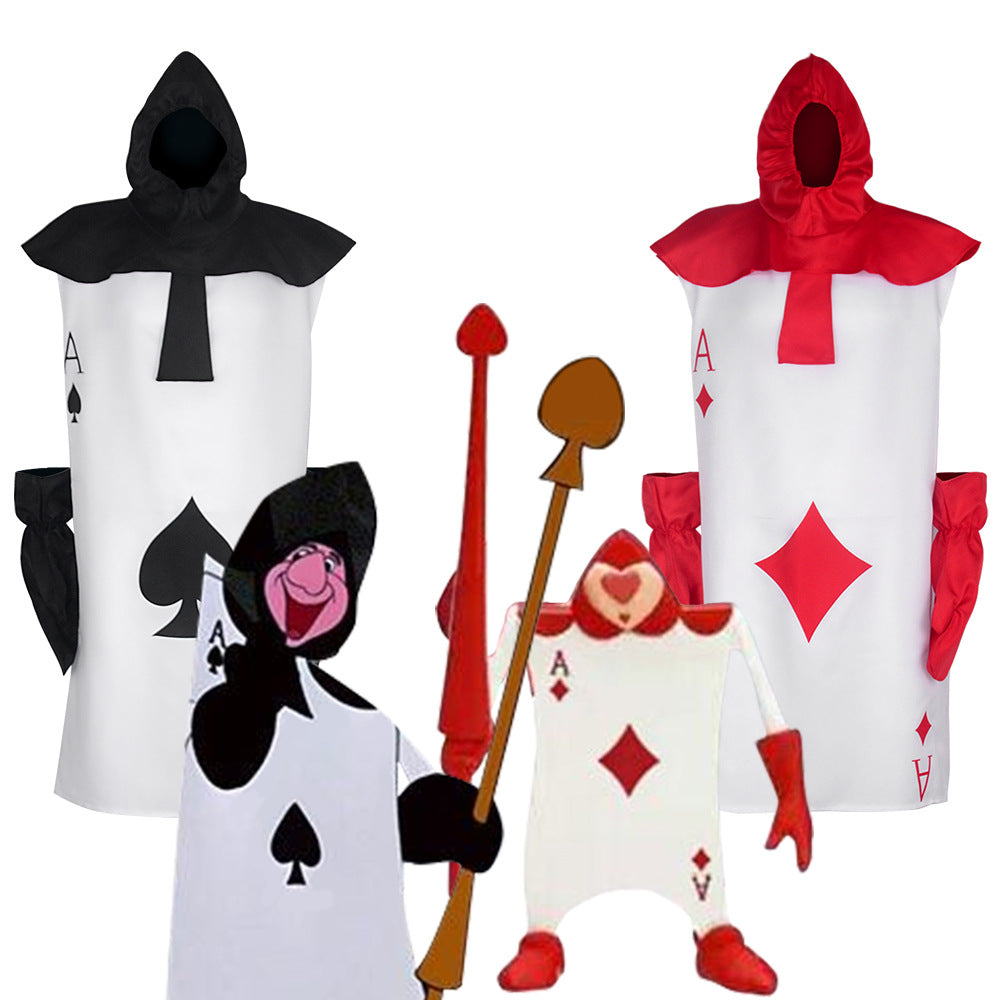 Alice in Wonderland Poker Soldier Cosplay Costume - Halloween & Cosplay Outfit - Halloweez
