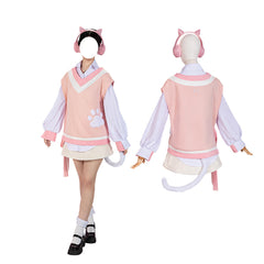Project Sekai Akayama Mizuki 2D Cosplay Anime Game Costume Women's Dress Set - Halloweez