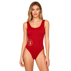 Pamela Anderson Baywatch Red Swimsuit Sexy Jumpsuit Cosplay Costume - Halloweez