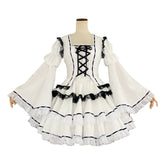Utau Hoshina Shugo Chara White Lolita Dress Anime Cosplay Costume - Halloweez