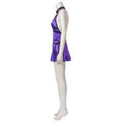 Stunning Final Fantasy VII Tifa Lockhart Purple Cosplay Costume by Halloweez - Halloweez