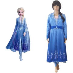 Frozen 2 Queen Elsa Cosplay Costume - Elsa Princess Dress for Halloween & Cosplay - Halloweez