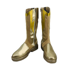 The Flash Season 8 Golden Boots Cosplay Shoes for TV Show Fans - Halloweez