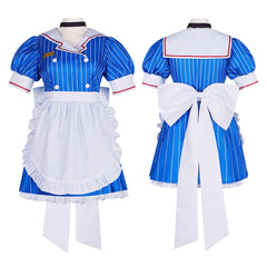 Hatsune Miku Cosplay Costume Vocaloid Anime Game Outfit Maid Dress - Halloweez