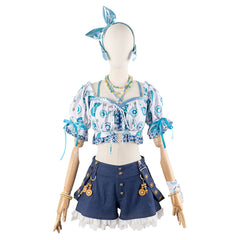 LoveLive Nijigasaki High School Idol Club Saya Kanon Yuki Setsuna Summer Girls Outfit Cosplay Costume - Halloweez