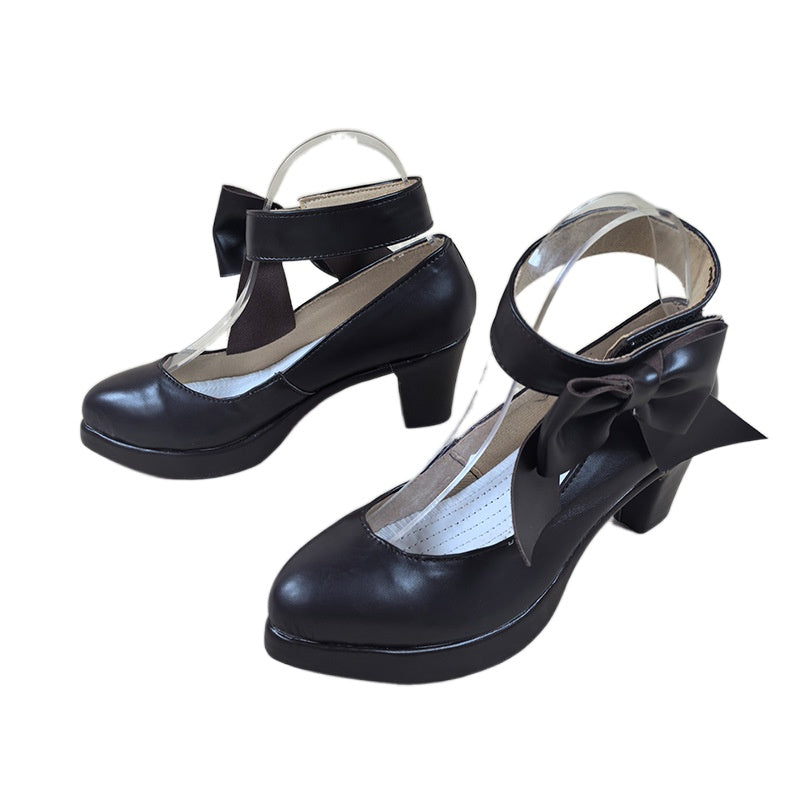 2183 Yuffie Kisaragi Cosplay Shoes for Anime Conventions and Performances - Halloweez