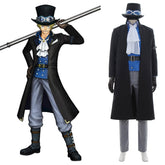 Halloweez One Piece Sabo Cosplay Costume - Authentic Anime Outfit - Halloweez