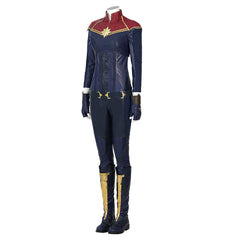 Halloweez Ms Marvel Kamala Khan Battle Suit Halloween Cosplay Costume Set for Enthusiasts - Halloweez
