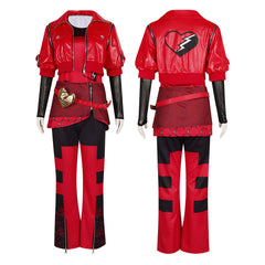 Descendants: The Rise of Red Princess Cosplay Costume - Red Princess Outfit for Performance - Halloweez