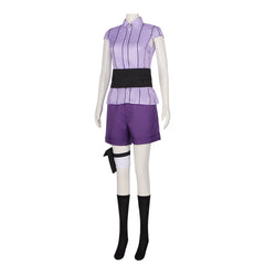 Halloween Anime Ninja Cosplay Costume Hyuga Hinata Role Play Performance Outfit - Halloweez
