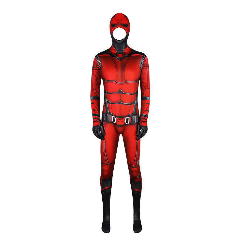 Daredevil Cosplay Costume Matt Murdock Tight Suit for Halloween Party Stage Performance - Halloweez