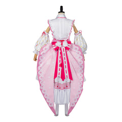 Halloweez Miku 15th Anniversary Anime Cosplay Dress in Strawberry Lolita Style - Halloweez