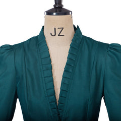 Elegant Halloweez Vintage Gothic High-Low Cocktail Dress for Women's Medieval Cosplay - Halloweez