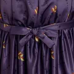 Elegant Halloweez Vintage Regency Dress with Intricate Floral Embroidery for Women's Cosplay - Halloweez