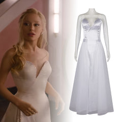 Wicked Glinda Cosplay Costume for Halloween and Stage Performance - Halloweez