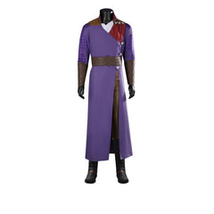 Halloweez Dekarios Cosplay Costume - Baldur's Gate Inspired Purple Uniform Full Set for Halloween - Halloweez
