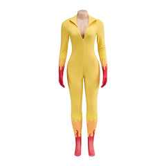Firestar Cosplay Costume – Premium Spider-Man and His Amazing Friends Outfit for Superhero Fans - Halloweez