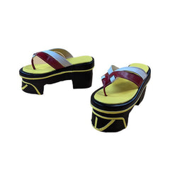 Naruto Geta Wandering Ronin Rin Cosplay Shoes Anime Convention Performance Shoes - Halloweez