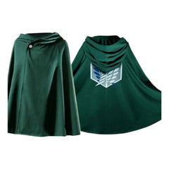Attack on Titan Scout Cloak Cosplay Costume for Eren, Mikasa, Levi - Halloweez