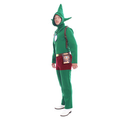 Halloweez Princess Zelda Link Cosplay Costume – Enchanting Green Fairy Adventure Outfit for Enthusiasts - Halloweez