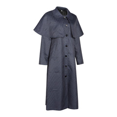 Wednesday Addams Cosplay Costume - The Addams Family TV Show Wednesday Coat Cloak Halloween Performance Outfit - Halloweez