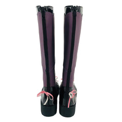 Genshin Impact Yun Jin COS Shoes Anime High Heels Cosplay Boots for Convention Performance - Halloweez