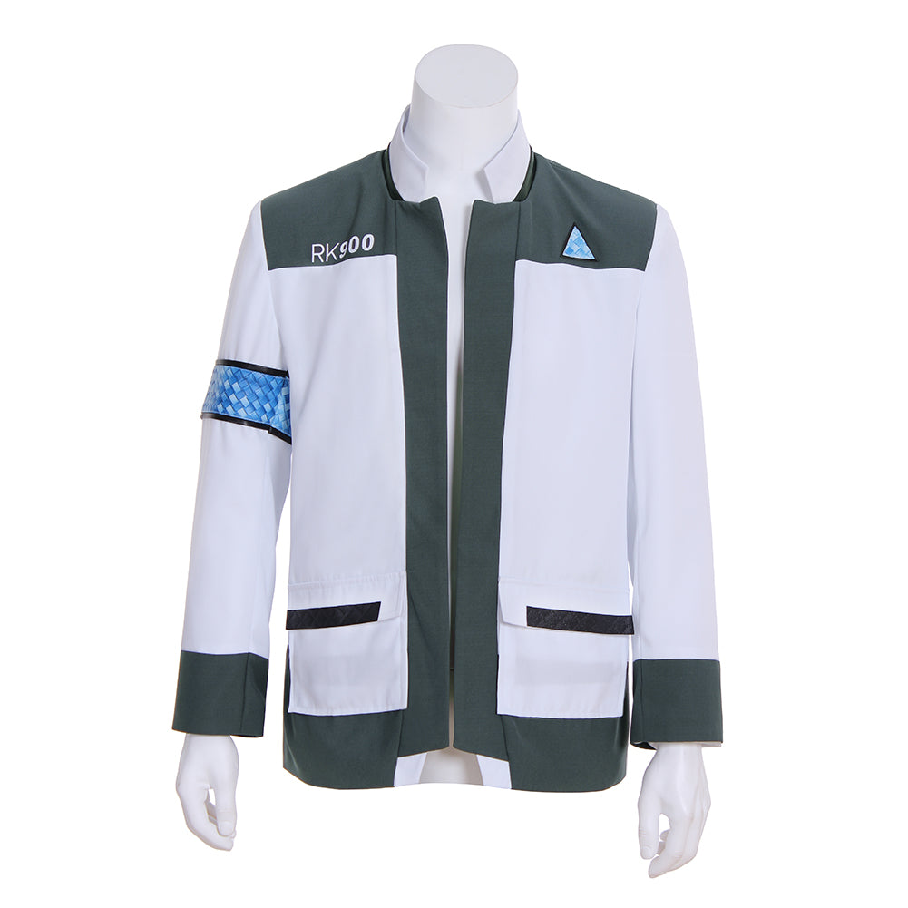 Men's Halloweez Detroit Become Human Cosplay Costume Connor RK900 Uniform Jacket Coat - Halloweez